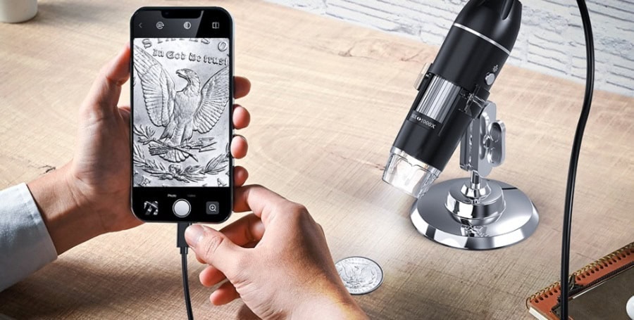 Inskam 321 B 2MP 1600X Electronic Microscope Camera 3 IN 1 Type C Micro USB Laboratory Digital Microscope for Mobile Repair е10 01 - stagev1.endoscope.bg
