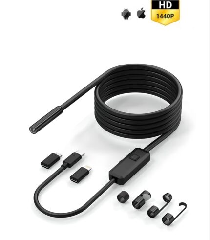 ANESOK W400-D USB Endoscope Camera 5.5mm 3-in-1 Android, iOS, Single Lens Rigid stagev1.endoscope.bg