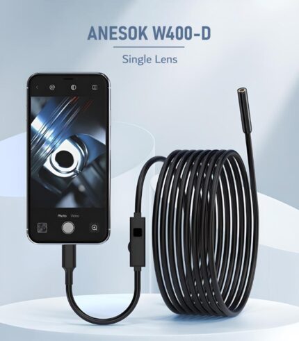 ANESOK W400 D USB Endoscope Camera 5.5mm 3 in 1 Android iOS Single Lens Rigid stagev1.endoscope.bg 1 - stagev1.endoscope.bg