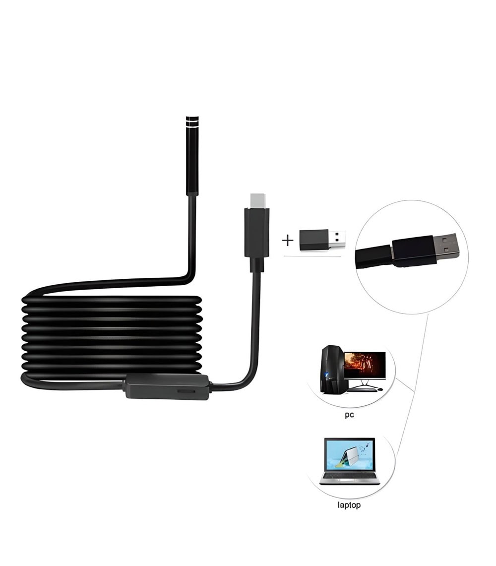 Inskam <span class="p-title">Universal M2 Type-C</span> USB Ендоскоп камера <span class="p-title">5.5mm</span> | <span class="p-title">HARD</span> | IP67 - Image 4