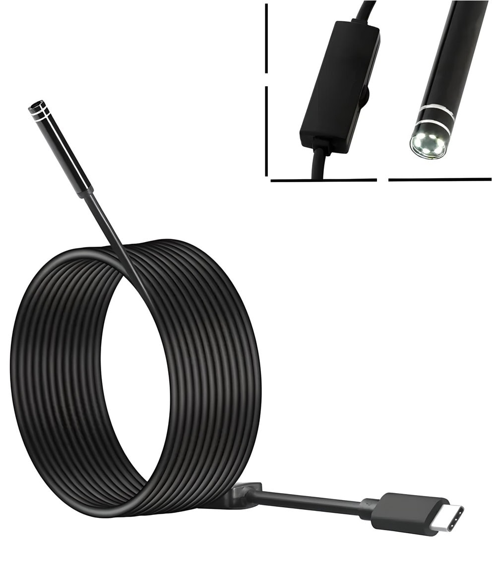 Inskam <span class="p-title">Universal M2 Type-C</span> USB Ендоскоп камера <span class="p-title">5.5mm</span> | <span class="p-title">HARD</span> | IP67 - Image 6