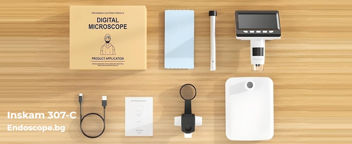 inskam 307 c digital microscope 4 3 inch ips screen 2mp - stagev1.endoscope.bg